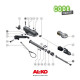 Amortisseur commande frein Alko 101vb