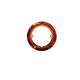 Enjoliveur orange pour feu