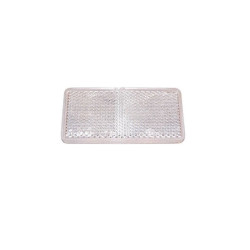 Catadioptre Blanc rectangulaire autocollant 62 x 45 x 8 mm