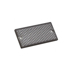 Catadioptre blanc rectangulaire à visser 106 x 50mm