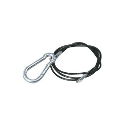 Câble de rupture 1850mm mousqueton + anneau