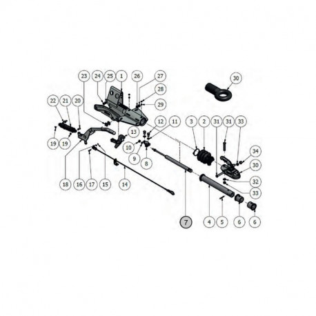 Amortisseur timon knott kf27