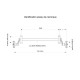 Essieu Erdé Daxara 167-168-197-198 avec amortisseurs hydrauliques