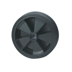 Galet de roue jockey 160x40 plastique