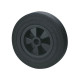 Galet de roue jockey 200X50 plastique