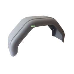 Garde-boue plastique gris rond 13 pouces