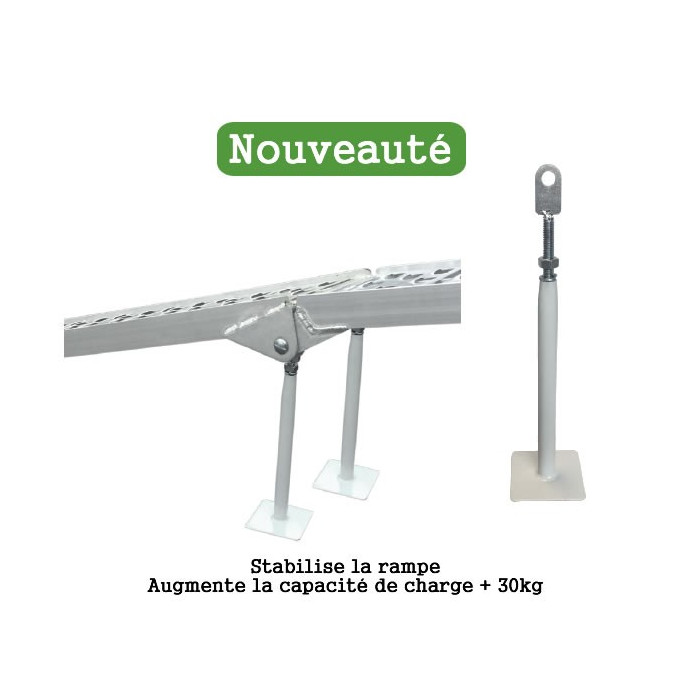 Rampe de chargement pliable pour moto remorque