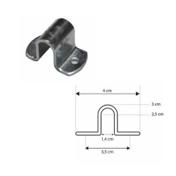 Verrou avec ressort et axe de 12mm de diamètre - ASC Remorques