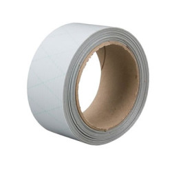 Ruban adhésif gris 100mm pour réparation de bâche