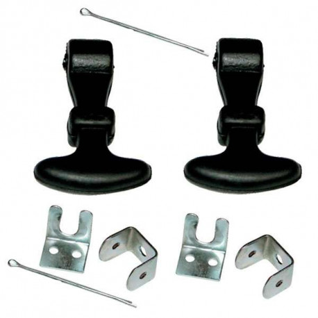 Lot de 2 attaches capot 65mm