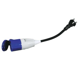 Adaptateur caravane P17 + 2P+T