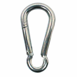 Mousqueton inox pour câble de rupture