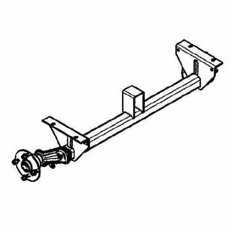 Essieu 750 kg EAB 962 Voie 1226 mm