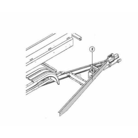 Longeron de flèche Trigano TR801607 Droit