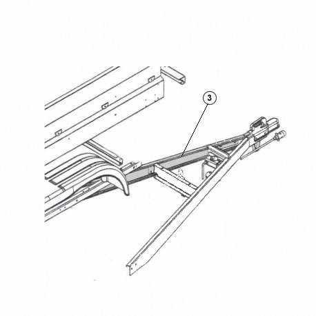 Longeron de flèche Trigano TR801607 Gauche