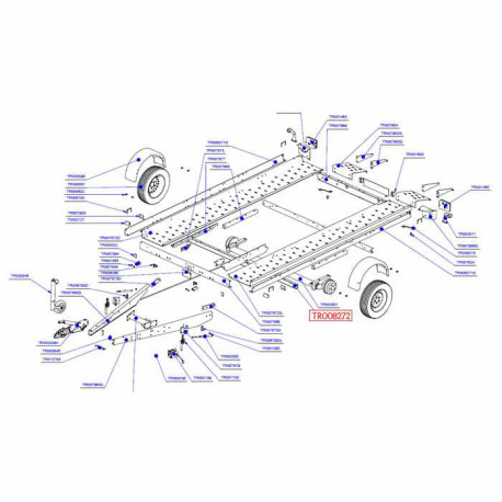 Traverse support garde-boue PV13