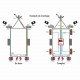 Feu Droit 6 fonctions LED 12v