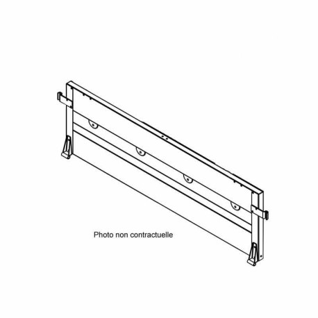 Porte arrière de rehausse tôle Erdé / Daxara 210-230