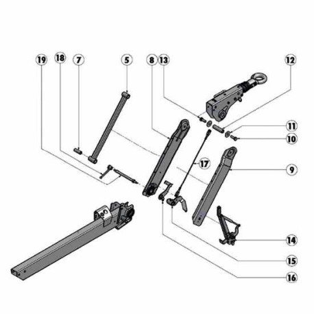 levier assistance AL-KO 351 VB/2