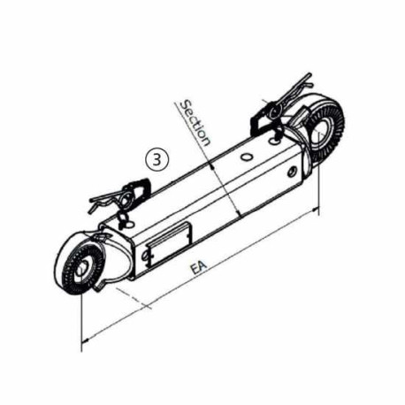 Bras intermédiaire Knott AHV20