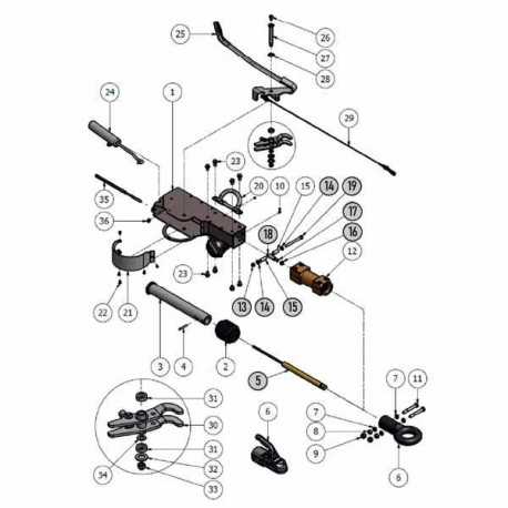 Kit amortisseur Knott AHV20