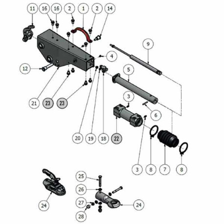 kit fourreau knott khd 15