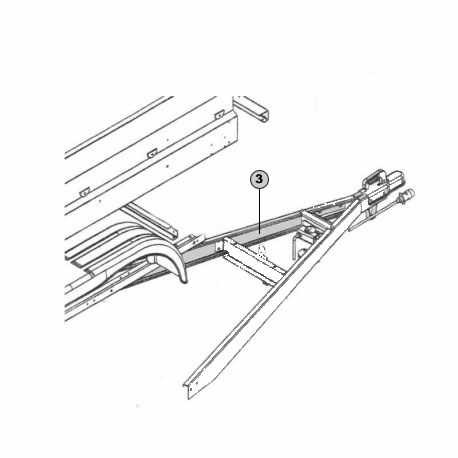 Longeron de flèche Trigano TR012843 gauche