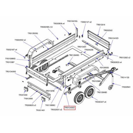 Traverse droite NFB 200-250