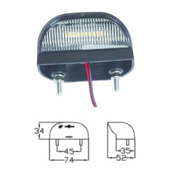 Eclaireur de plaque 5 LEDs DAFA