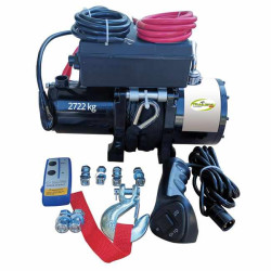 Treuil électrique à corde 12V 2722kg