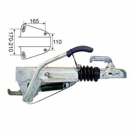 Commande de freinage complète BPW ZAF 2,0-2