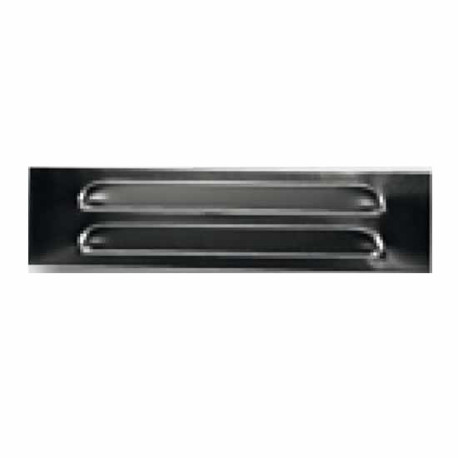 Grille d'aération aluminium blanc 200 x 50 mm