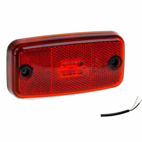 Feu de position rouge LED 110x54x16 mm