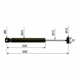 Cache moyeu BPW 64,5mm