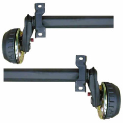 2 Demi-essieux freinés 750 kg 4T100