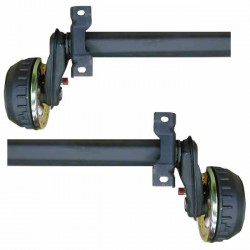 2 Demi-essieux freinés 1000 kg 4T100