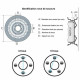 Roue de secours 195r14c 5tr140 deport 0