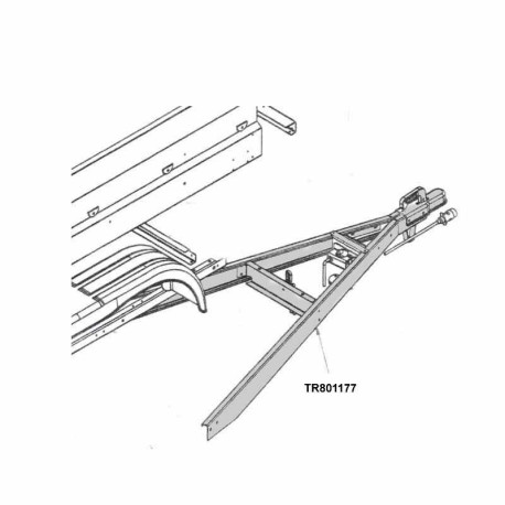 Flèche pour remorque Chassis P200