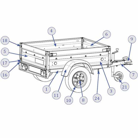 Flèche complète Lider 32530, 39530