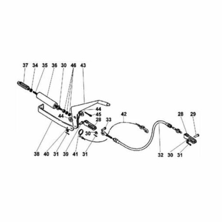 Tringle de chape AL-KO FA0,9 - FA1,4 - FA 1,5, FA2,5